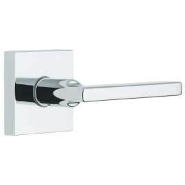 Weiser Halifax Series 9SPSL1010-013 Passage Lever, 4-15/32 in L Lever, Polished Chrome