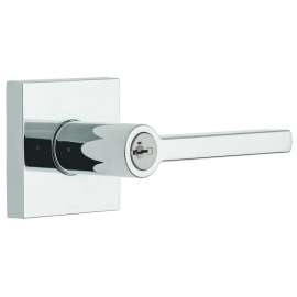 Weiser Halifax Series 9SENL5350-014 Entry Lever, 4-15/32 in L Lever, Polished Chrome