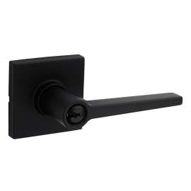 Weiser Daylon Square Rose Safe Lock Series 9SL50000-068 Entry Lever, Grade 3 Grade, Keyed Key, Metal, Matte Black