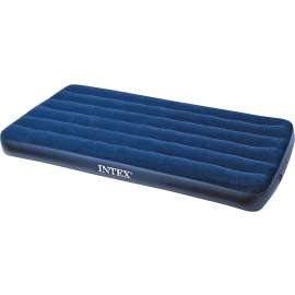 INTEX 68757 Downy Airbed Mattress, Vinyl, Blue