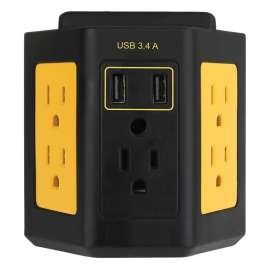 TAP 5-OUTLET/2-USB 3.4A
