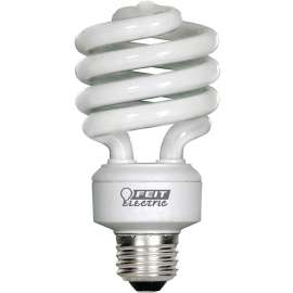 Feit Electric ESL23TM/12/CAN Compact Fluorescent Bulb, 23 W, Spiral Lamp, Medium E26 Lamp Base, 1600 Lumens