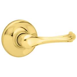 Kwikset 200DNL-3 Passage Lever, 3 Grade, Polished Brass