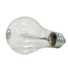 Sylvania 52550 Halogen Bulb, 43 W, Medium E26 Lamp Base, A19 Lamp, 765 Lumens, 2900 K Color Temp, 1000 hr Average Life