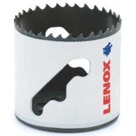 Lenox Speed Slot 2060603 Hole Saw, 2-1/8 in Dia, 1-5/8 in D Cutting, 4/6 TPI, HSS Cutting Edge