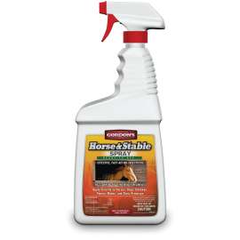 Gordon's 7681112 Horse and Stable Spray, Liquid, Yellow, Solvent, 1 qt