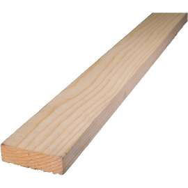 ALEXANDRIA Moulding 001X3-WS096C1 Furring Strip, 8 ft L, 3 in W, 1 in Thick