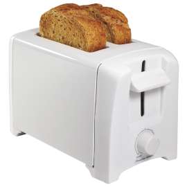 Proctor Silex 22610 Toaster, 2 Slice/Hr, White