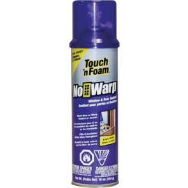 Touch 'n Foam No Warp 7565062416 Window and Door Sealant, White
