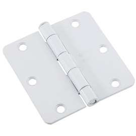 National Hardware N109-181 Door Hinge, 3 in H Frame Leaf, 0.08 in Thick Frame Leaf, Steel, Removable Pin, 50 lb
