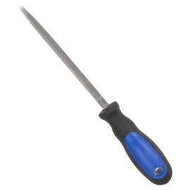 Vulcan JL-F008 File Taper, Triangle Profile, Taper Pattern, Single Cut Cut, 3/8 in W Blade, Cushion-Grip Handle