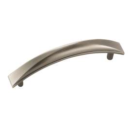 Amerock Extensity Series BP29385AS Cabinet Pull, 4-15/16 in L Handle, 11/16 in H Handle, 1-5/16 in Projection, Zinc