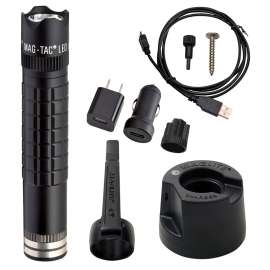 MAGLITE TRM1RA4 Rechargeable Flashlight, Li-Po Battery, LED Lamp, 543 Lumens Lumens, Focusing Beam, 4.5 hr Run Time