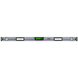 Johnson 1760-4800 Electronic Digital Box Level, 48 in L, 2-Vial, Aluminum, Silver