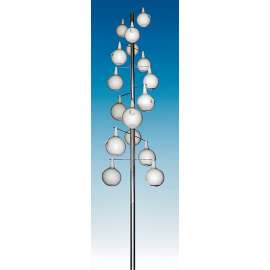 HEATH 30216 Telescoping Gourd Pole Kit, 19 ft H, Aluminum