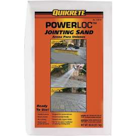 Quikrete POWERLOC 1150-47 Jointing Sand, Solid, Tan, 50 lb Bag
