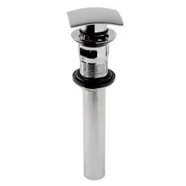 Plumb Pak PPC20425 Sink Drain, 1-1/4 in Connection, Brass, Chrome