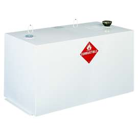 Jobox 484000 Transfer Tank, 96 gal Capacity, Steel, White