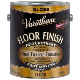 RUST-OLEUM 214550 Premium Floor Finish Paint, Gloss, Liquid, 1 gal, Can