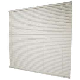 Simple Spaces PVCMB-15AA Blind, 64 in L, 47 in W, Vinyl, Alabaster