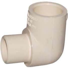 GENOVA 52907 Street Elbow, 3/4 in Slip Joint, 3/4 in Spigot, 90 deg