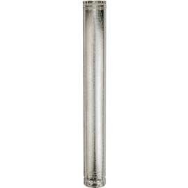 AmeriVent 5E5 Type B Gas Vent Pipe, 5 in OD, 5 ft L, Aluminum/Galvanized Steel