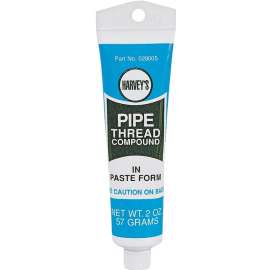 Harvey 028005-144 Pipe Thread Compound, 2 oz Tube, Thick Paste, Gray