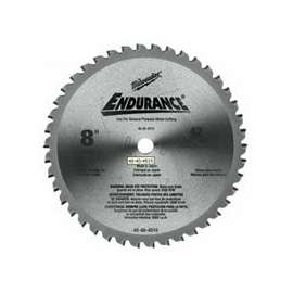Milwaukee 48-40-4515 Circular Saw Blade, 8 in Dia, 5/8 in Arbor, 42-Teeth, Cermet Cutting Edge