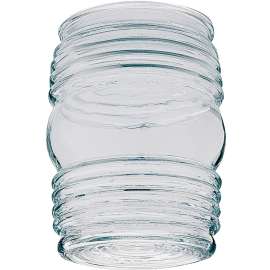 Westinghouse 8561700 Light Shade, 3-5/8 in Dia, Jelly Jar, Glass, Clear