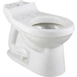 American Standard Champion 3110.016.020 Toilet Bowl, Round, 12 in Rough-In, Vitreous China, White, Floor Mounting