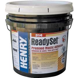 HENRY 12257 Mastic Adhesive, Off-White, 3.5 gal Pail