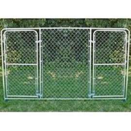 Stephens Pipe & Steel Silver DKS41006 Gate Panel, Double, Steel, Galvanized