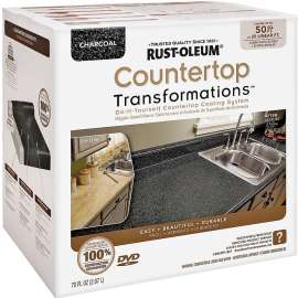 RUST-OLEUM Transformations 258285 Countertop Transformations Kit, Liquid, Mild, Charcoal