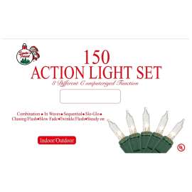 Hometown Holidays 01036 Chaser Light Set, 150-Lamp