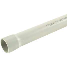 JM Eagle 67496 Rigid Conduit, 2 in, 10 ft L, PVC
