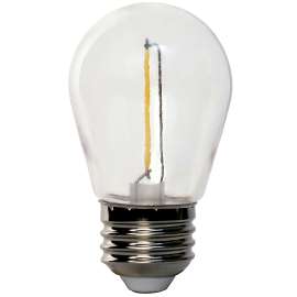 Feit Electric S14/822/FILED/4 LED Replacement Bulb, Decorative, S14 Lamp, 11 W Equivalent, E26 Lamp Base