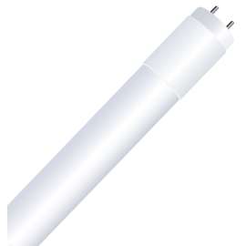Feit Electric T24/830/LEDG2 Plug and Play LED Light Bulb, Linear, T8 Lamp, G13 Lamp Base, Frosted, Warm White Light