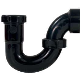 Plumb Pak PPC950B Sink Trap, 1-1/2 in, Plastic, Black