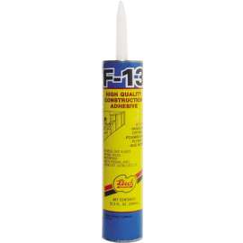 Leech Adhesives F13-36 Construction Adhesive, Tan, 10 oz Cartridge