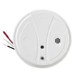Kidde P1275CA Smoke Alarm, 120 VAC, 60 Hz, 80 mA, Ionization Sensor, 10 ft Detection, 85 dB, Alarm: Audio, White