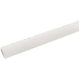 JM Eagle 531137 Pipe, 2 in, 10 ft L, Solvent Weld, SCH 40 Schedule, PVC, White