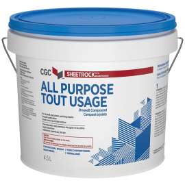 Sheetrock 381422 Drywall Compound, Paste, Off-White, 4.5 L Pail