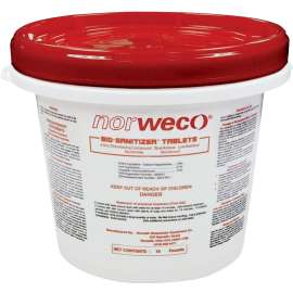 NORWECO FSB30009 Wastewater Disinfectant Tab, Solid, White, Slight Chlorine, 10 lb