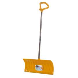 Garant APP26LDRVSU Snow Pusher, 26 in W Blade, Polyethylene Blade, D-Grip Handle, Yellow