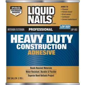 Liquid Nails LNP-903-QT Construction Adhesive, Tan, 1 qt Can