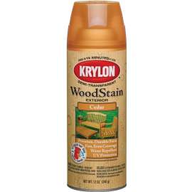 Krylon K03601000 Wood Stain, Cedar, Liquid, 12 oz, Aerosol Can