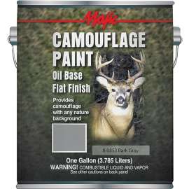 Majic Paints 8-0853-1 Camouflage Paint, Bark Gray, 1 gal Can