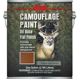 Majic Paints 8-0854-1 Camouflage Paint, Earth Brown, 1 gal Can