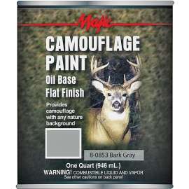 Majic Paints 8-0853-2 Camouflage Paint, Bark Gray, 1 qt Can