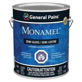 General Paint Monamel 34-252-16 Exterior Paint, Semi-Gloss, Accent Base, 1 gal